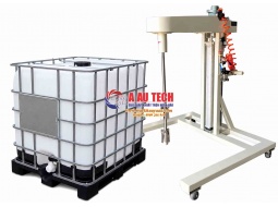Máy khuấy thùng ibc 1000 lít nâng hạ bằng khí nén Amix-10