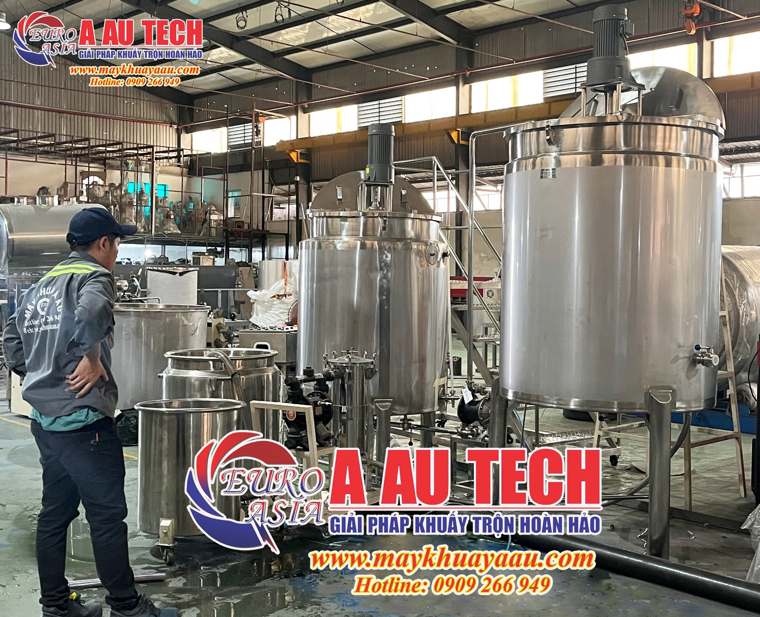 ứng dụng của bồn khuấy gia nhiệt thực phẩm