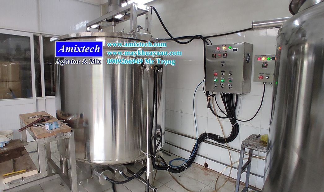 bồn khuấy trộn thực phẩm 1000L