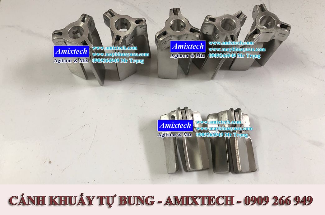 cánh khuấy tự bung inox 304