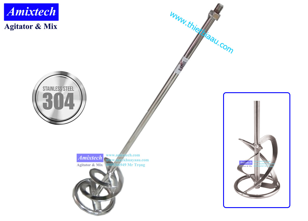 trục khuấy inox