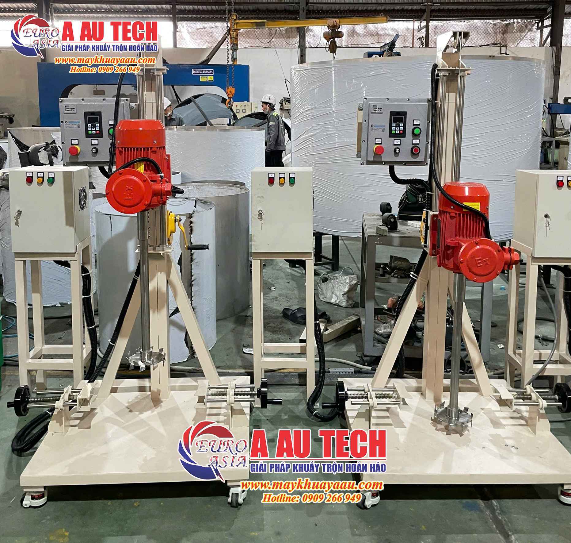 máy khuấy sơn chống cháy nổ 50 lít 2 máy khuấy sơn chống cháy nổ 50 lít 2