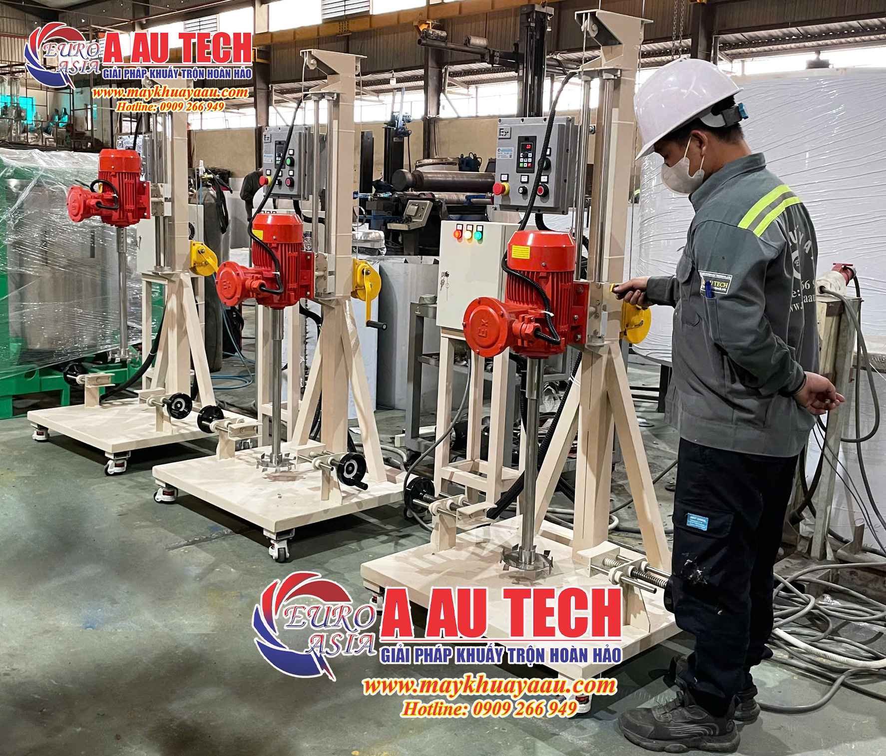 máy khuấy sơn chống cháy nổ 50 lít máy khuấy sơn chống cháy nổ 50 lít