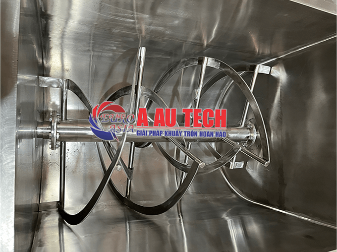 cánh trộn máy trộn thực phẩm nằm ngang 200kg